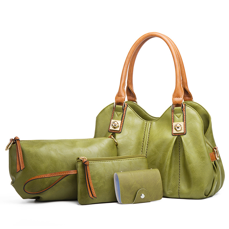 2026 new mother-child bag three-piece set handbag shoulder bag crossbody bag