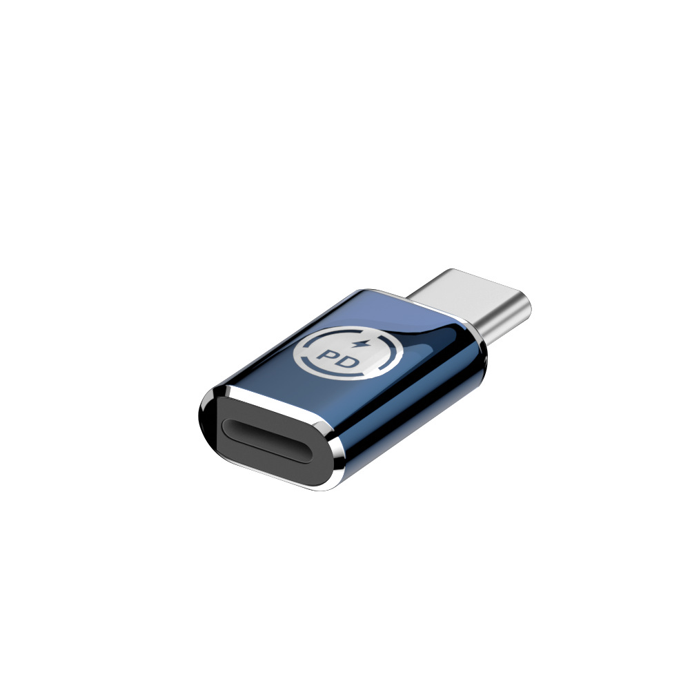 Adapter for iPhone 15, Lightning to Type-C data cable converter, power bank C port