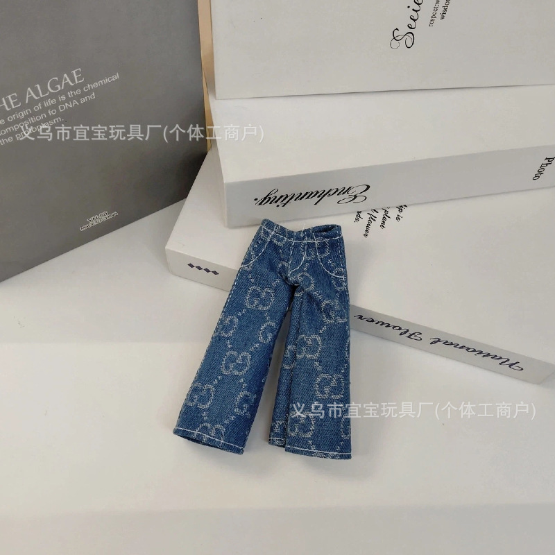 Long Leg KT Ripped Relaxed American High Street Hiphop Loose Wide Leg Beggar Jeans