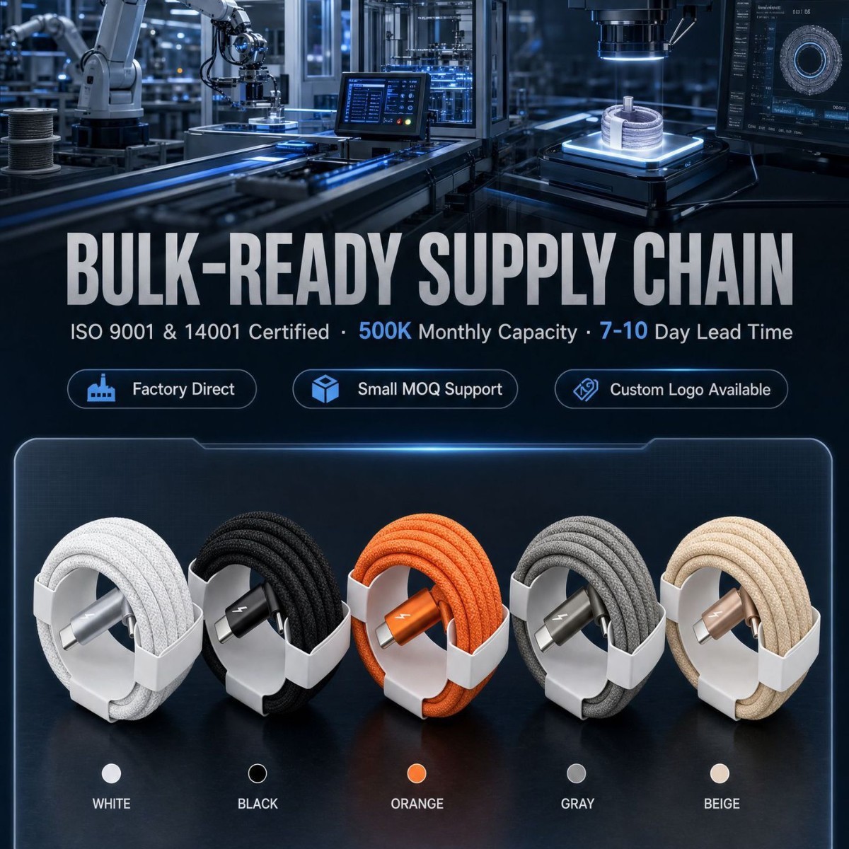 240W Data Cable Aluminum Shell Braided Laptop Charging Cable for Apple Fast Charging Data Cable Charging Cable
