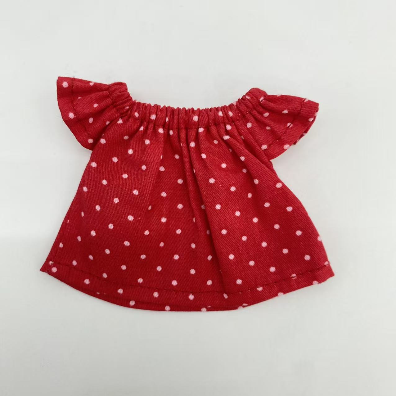 Small skirt 14cm,掌门狗 dress 10cm pendant doll top suitable for Labubu doll clothes accessories