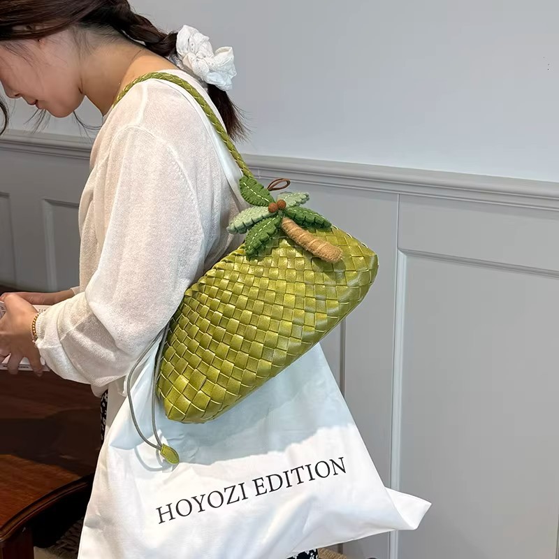 Hand-Woven Underarm Bag Women 2026 New Handheld Single Shoulder Letter Bag Handbag Women Bag