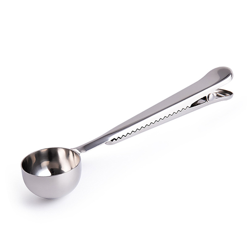 Stainless Steel Measuring Spoon 10g Coffee Spoon Bean Powder Measuring Spoon Scale Gram Spoon 15ml Long Handle Milk Powder Fruit Powder