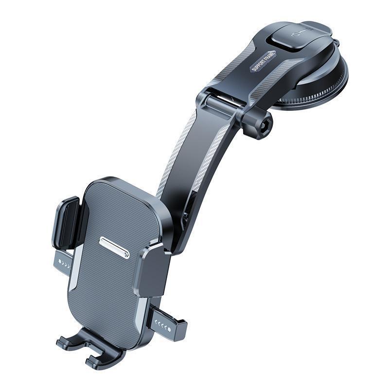 Car Automatic Lock Center Console Universal Suction Cup Phone Bracket Rotating Adjustable Car Navigation Bracket