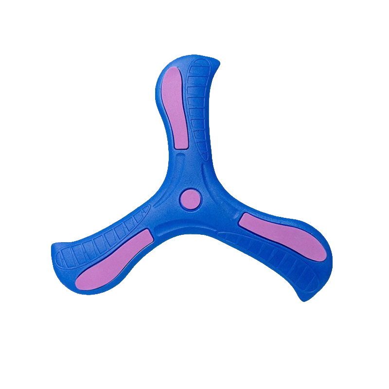 Children's Large Boomerang Toy That Flies Back and Won'T Break, Soft Frisbee Toy, Soft Three-Blade Interactive Hand-Thrown Whirlwind Frisbee