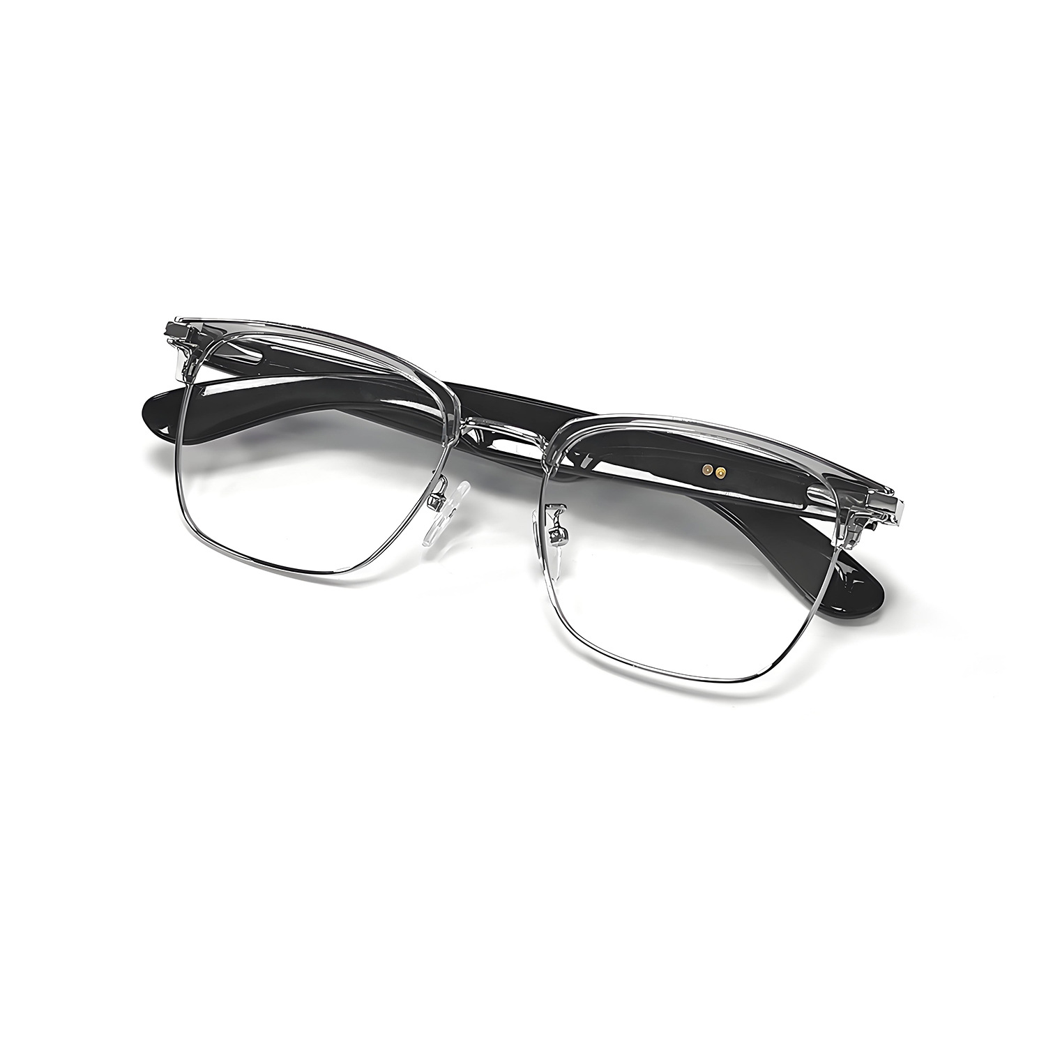 GT33 Auto On/Off Bluetooth Glasses Metal Spring Hinge Design AI Smart Glasses Music Call Glasses