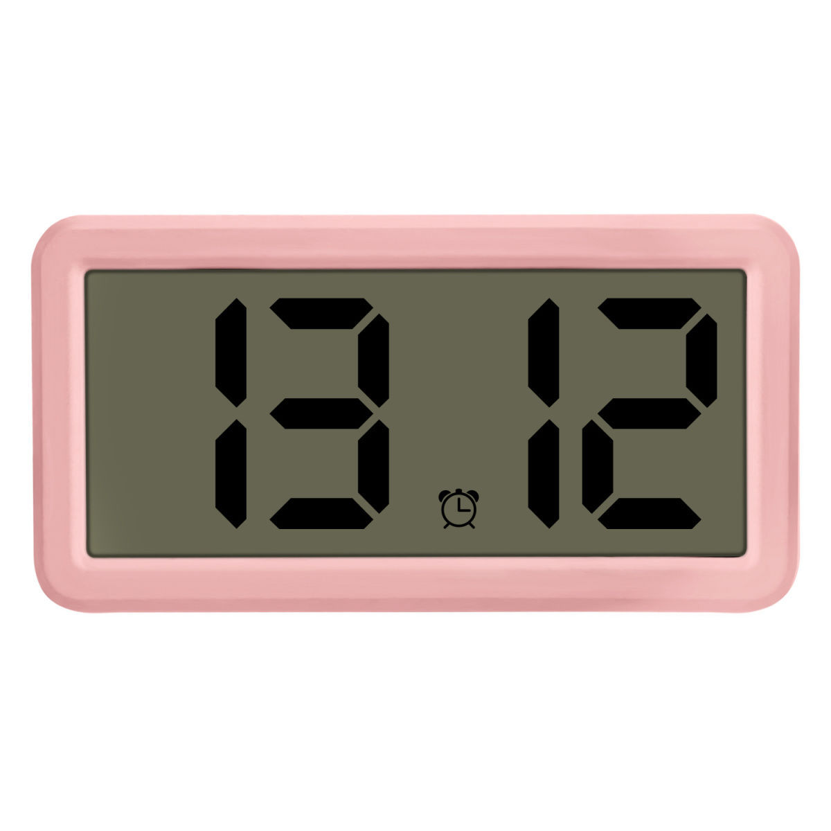Ultra-thin LCD simple large screen digital alarm clock desktop desk clock student alarm clock desktop bedroom time