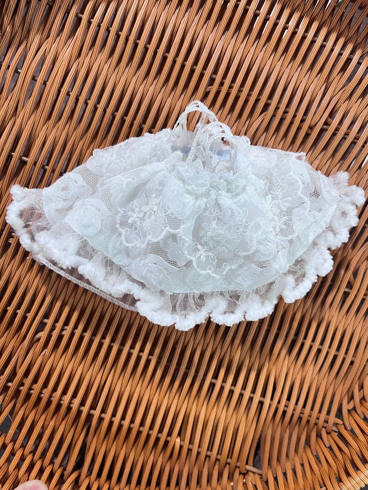 2025 New Net Gauze Small Rose Rainbow Dream Small Rose Skirt Bowknot Super Beautiful Super Fairy Doll Clothes Plush Toy Costume