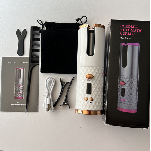 USB Curling Iron / Wireless Rechargeable Automatic Curling Iron Lazy Curling Gift
