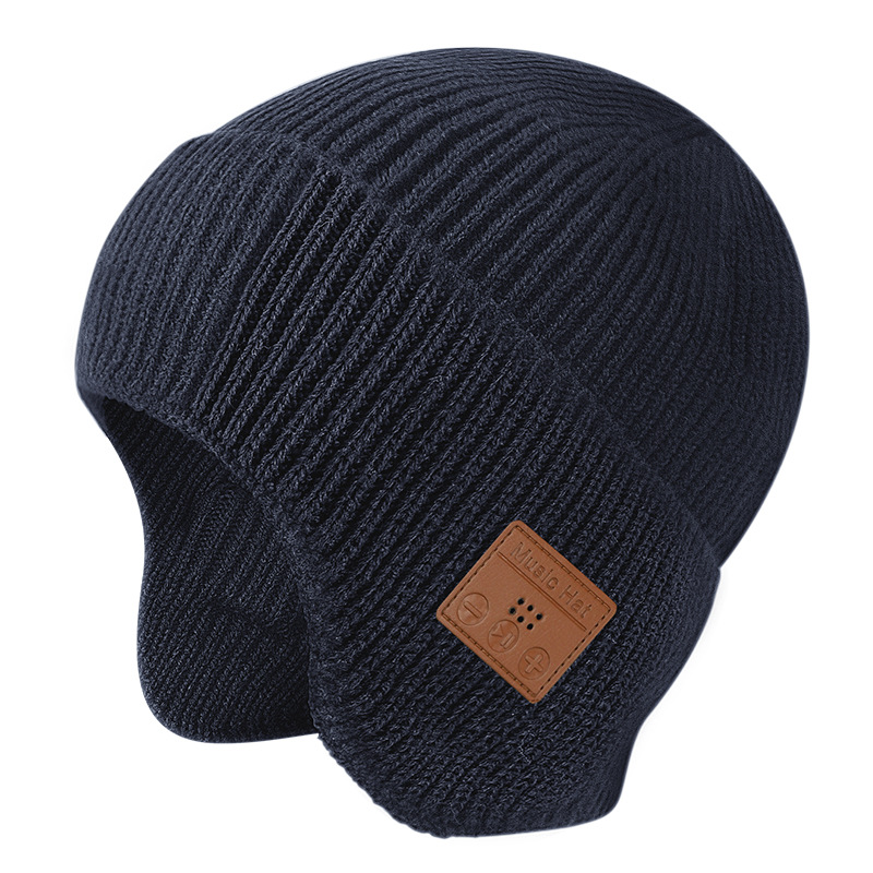 2026 Autumn Winter New Wireless 5.3 Bluetooth Headset Ear-Covering Hat Outdoor Warm Music Ear-Wrap Beanie