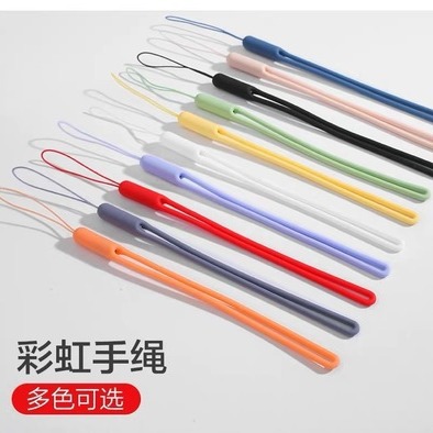 Phone Lanyard Case Short Wrist Strap Hanging Rope Wrist Liquid Silicone Silicone Hanging Chain Anti-lost Phone Case Rope Non-slip