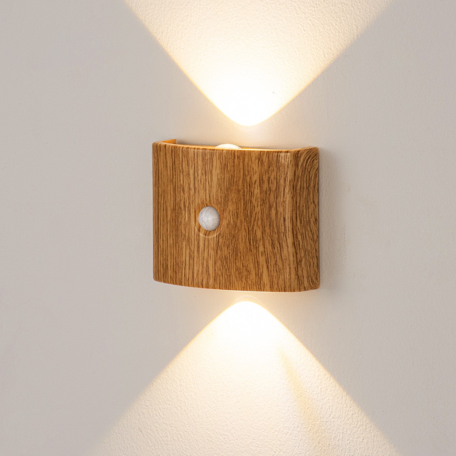 LED Infrared Induction Wall Light Corridor Hallway Entryway Balcony No Drilling Battery Wall Light