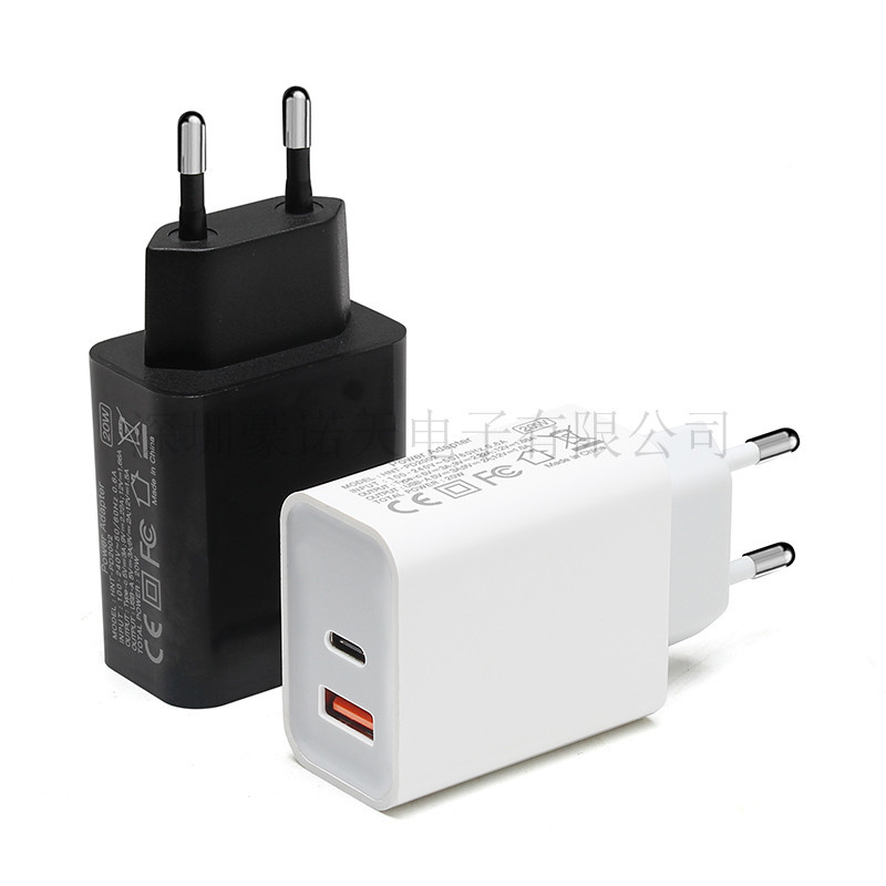20W Phone PD Fast Charging PD+QC Dual Port Charger for Apple iPhone16 Phone Fast Charging