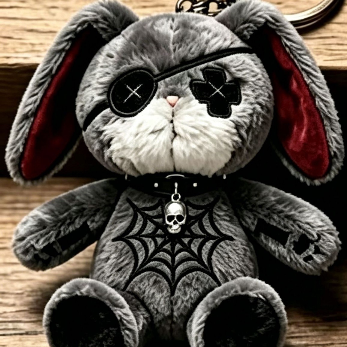 Acrylic Simple Style Rabbit Cat Sleep Angel Pendant Backpack Keychain Car Keychain Animal Pet Decoration