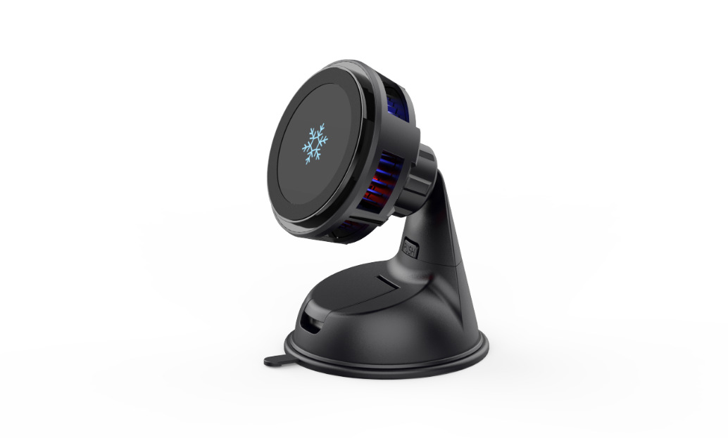 15W Electronic Semiconductor Car Magnetic Wireless Charger Car Mount Bracket Suitable for Portable Strong Magnetic Flash Charging