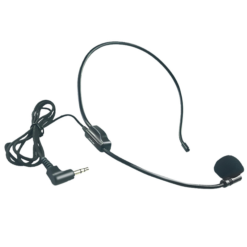 Amplifier Headset Wired Microphone Headworn Small Bee Use Headset Teaching Tour Guide Loudspeaker Headset