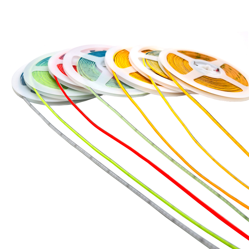Neutral white 4000K natural white cob led strip 24v low voltage 320 lights glue bag pool underwater modification car boat