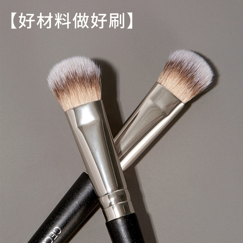 GECOMO large eyeshadow brush for beginners soft bristles non-absorbent natural blending easy makeup