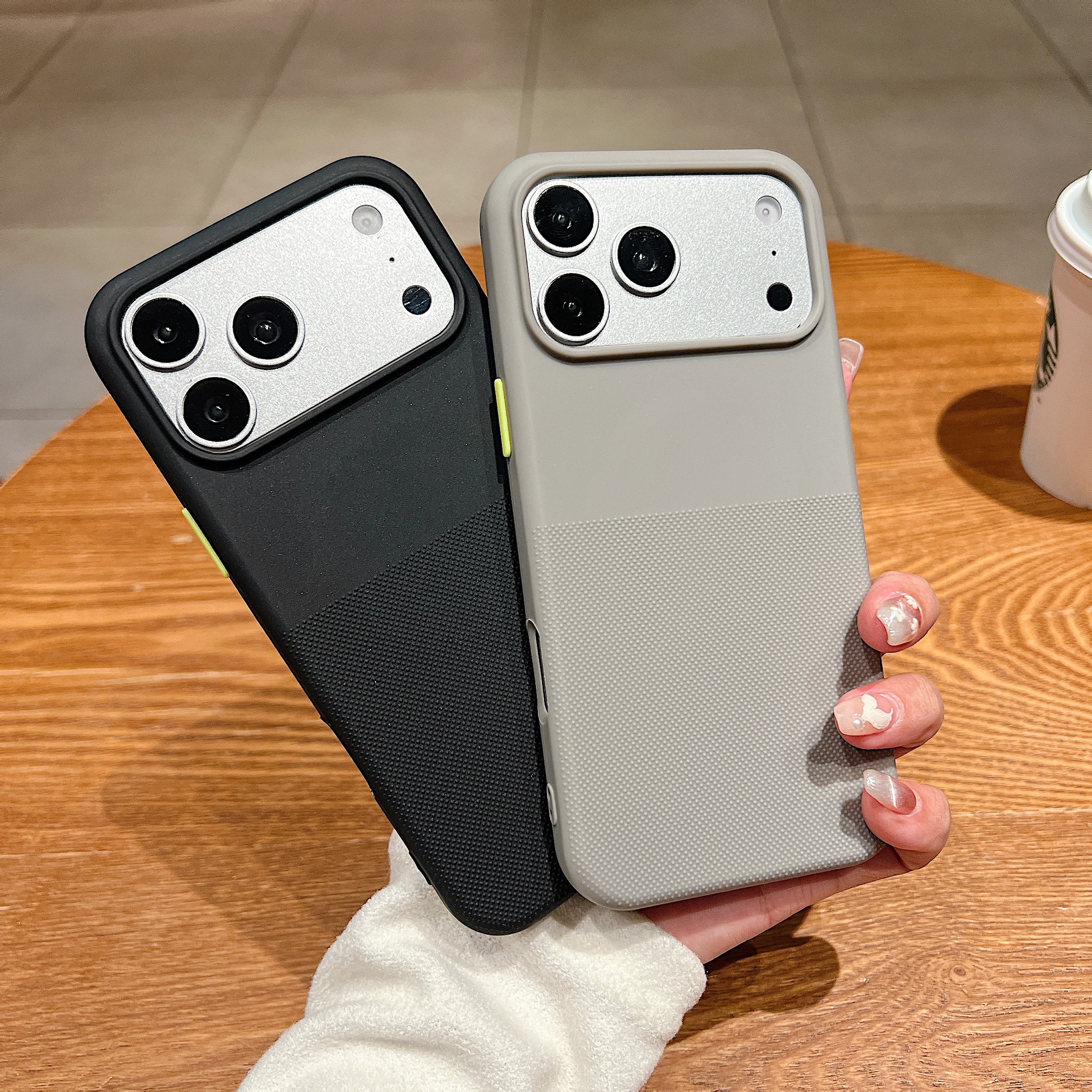 Magnetic phone case for Apple iPhone 17 Pro Max, anti-drop, simple solid color TPU protective case