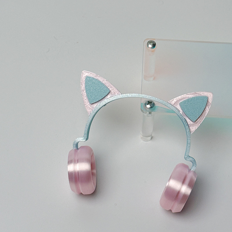 Earphones Only Crybaby Beach Vinyl Series Gulu Gulu Earphone Accessories Pendant Cat Ear Headphones