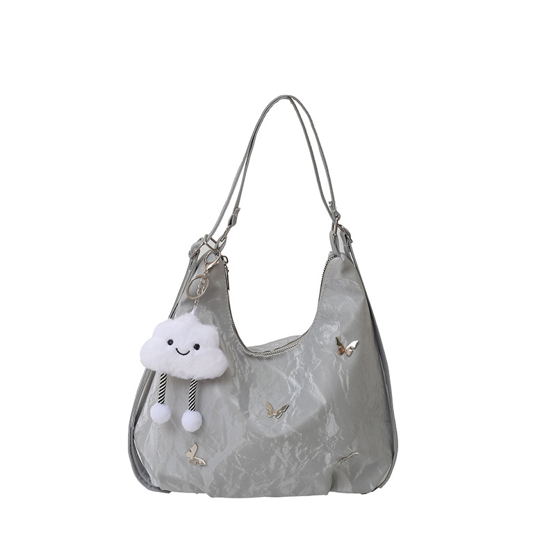 Large capacity commuting backpack women 2026 early autumn new butterfly underarm single shoulder bag tote bag