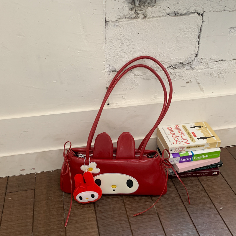 Sweet Melody Armpit Bag 2026 New Polka Dot Handbag Student Daily Single Shoulder Bag