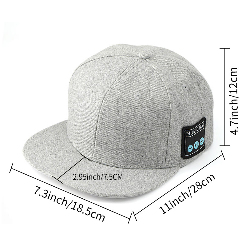 Wireless Bluetooth Music Baseball Cap for Outdoor Running, Leisure and Entertainment, Cool Music Bluetooth Cap