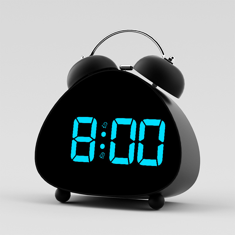 Alarm clock student special living room LED electronic display ringing super loud sound simple electronic clock children alarm clock
