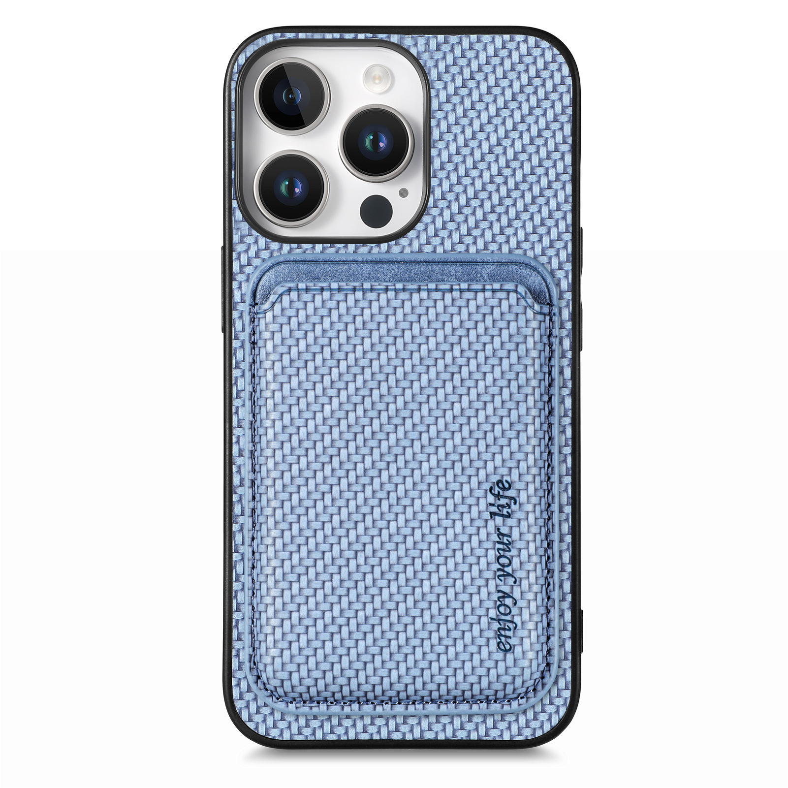 For iPhone 18 protective case back sticker magsafe magnetic case 14 fiber texture Apple 17 phone case