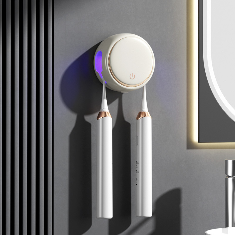 New smart toothbrush sterilizer travel small portable UVC UV sterilization box sterilization drying holder sterilization