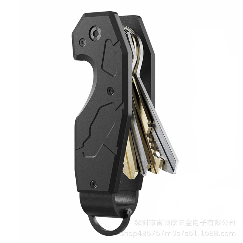 Metal Key Ring Aluminum Alloy Lightweight Key Clip Key Organizer Practical Portable