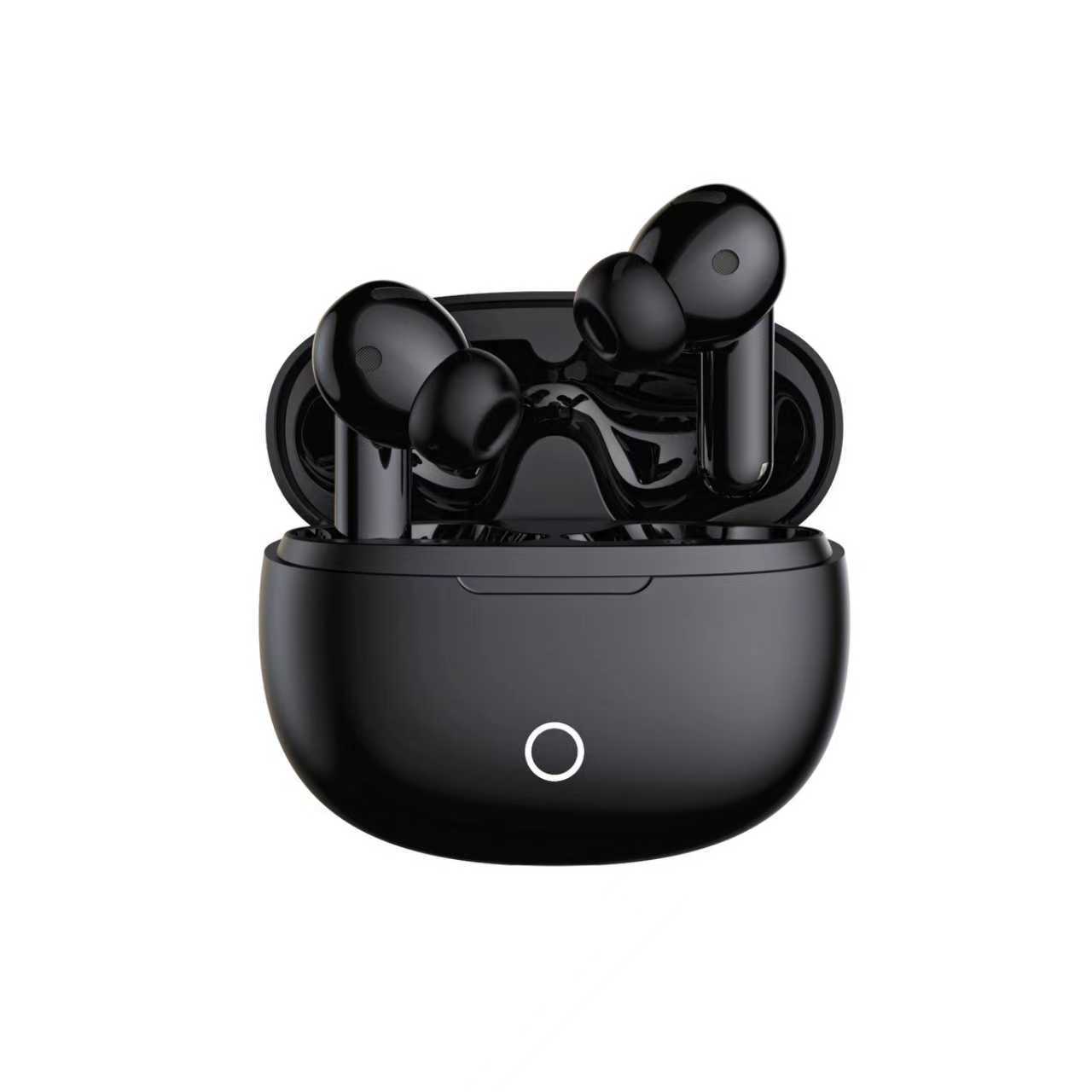 New Wireless Bluetooth Headset Digital Display Long Battery Life Sports Headset High Sound Quality Noise Reduction Semi-in-ear Headset