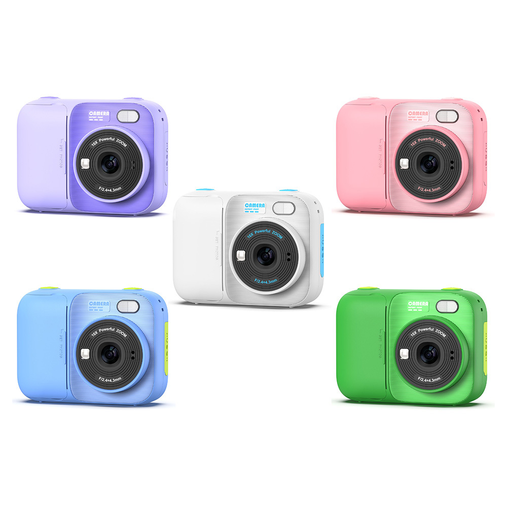 Zongxin P97 Children's Camera Instant Camera Fun Educational Game Mini Children's Printer HD Large Screen