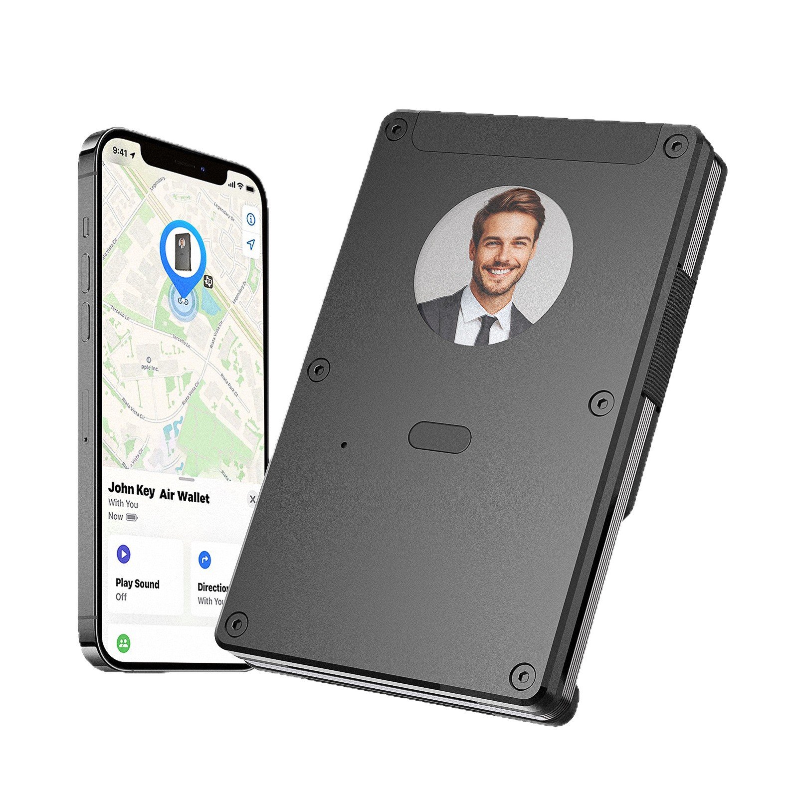 2026 New DIY E-Ink Find My Location Card Holder for Apple Android