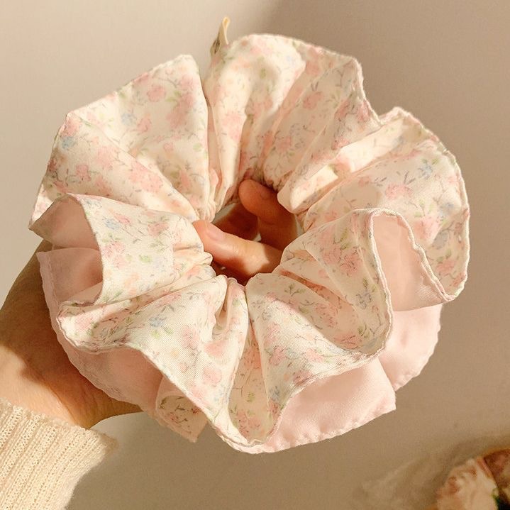 3#粉色奶油田园风碎花拼接双层约15cm