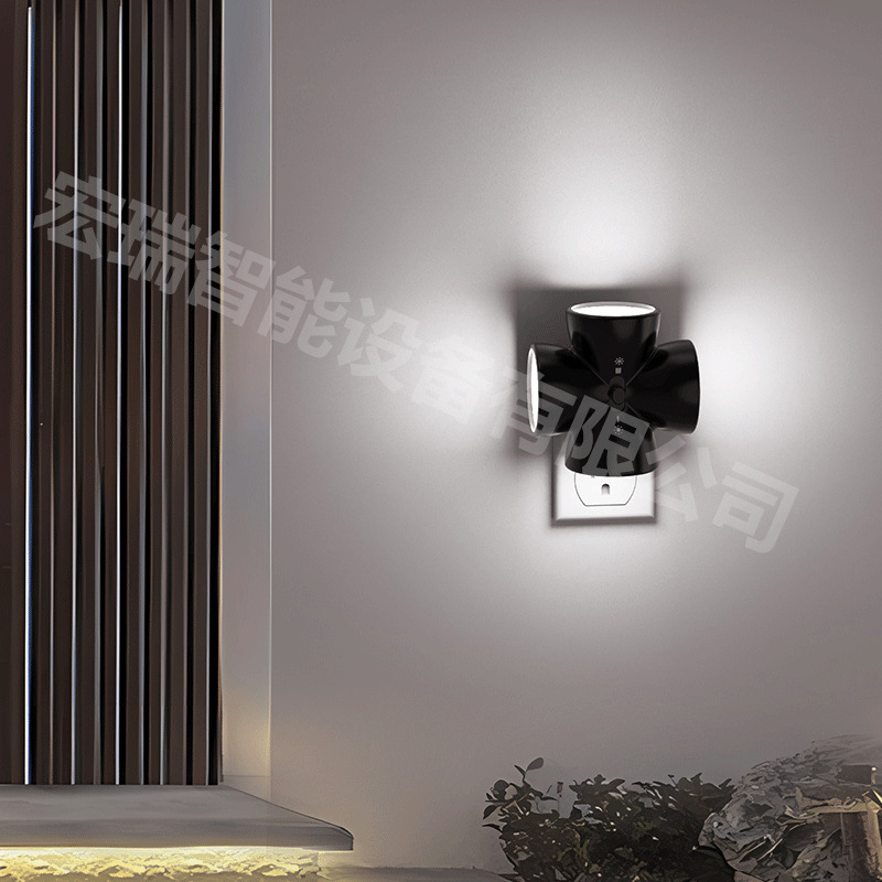 2024 LED Wall Light Light Sensor Light Corridor Light Background Wall Bedroom Bedside Wall Light Minimalist Wall Hanging Light