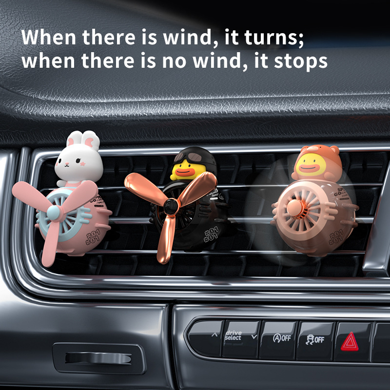 Air Vent Car Aromatherapy Cute Cartoon Car Perfume Scented Paper Car Accessories Aromatherapy Ornament Pink