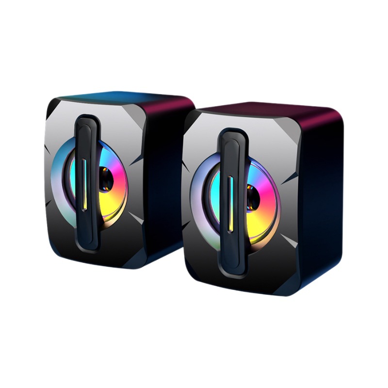 RGB desktop notebook mobile phone home speaker USB wired mini subwoofer desktop small speaker