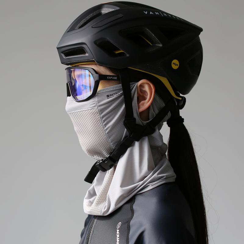 Men's and Women's Cycling Sun Protection Ice Silk Face Mask Neck Face Cover Summer UV Protection Sports Running Breathable Ultra Thin