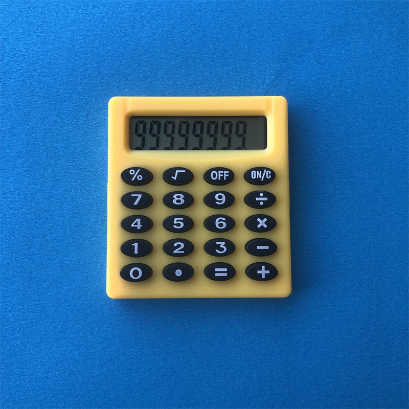 Small Square Mini Calculator Student Stationery Arithmetic Calculator Pocket 8-Digit Calculator