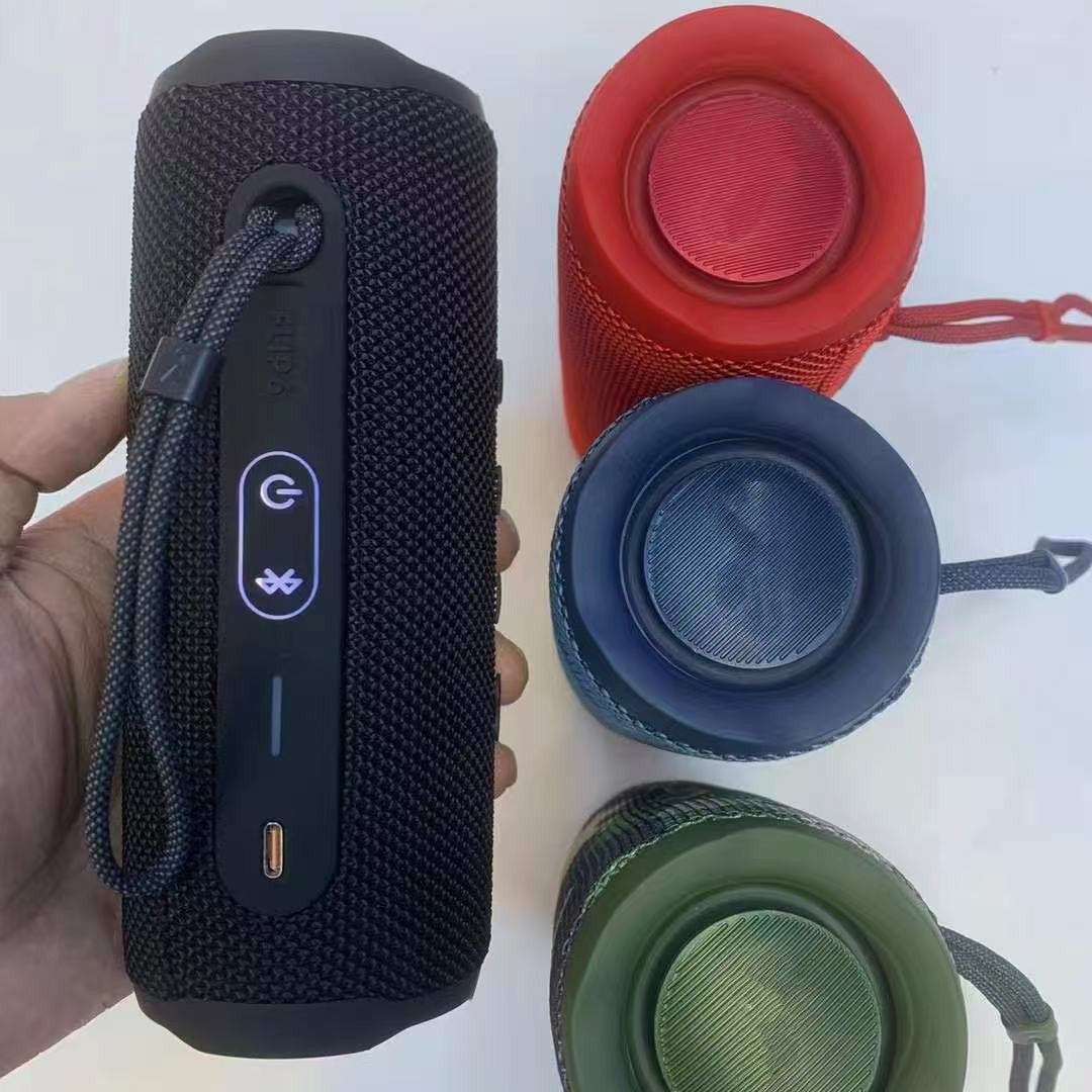 FLIP6 Kaleidoscope Bluetooth Speaker Cloth Net Heavy Bass Outdoor Card TWS Speaker Dual Speakers