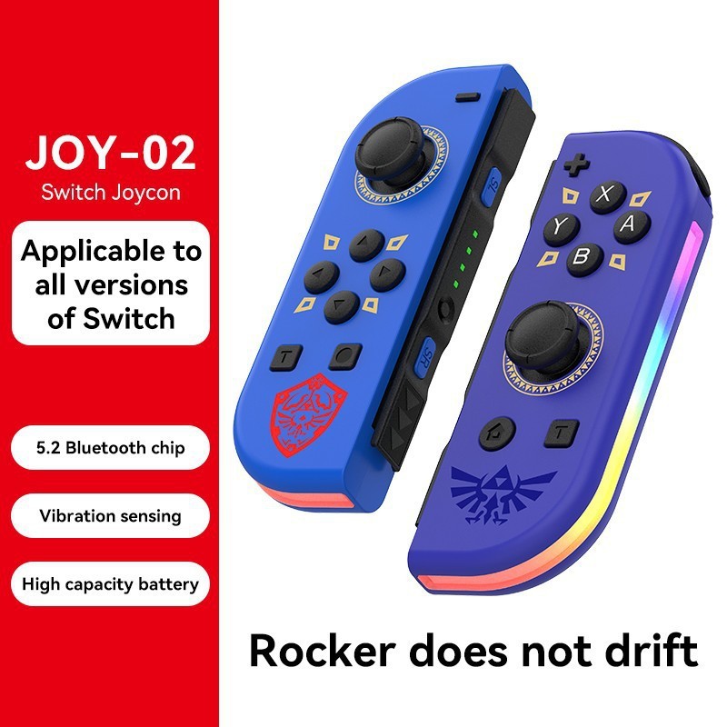 Switch joycon left and right controller NS motion sensing vibration Bluetooth game wireless controller RGB light