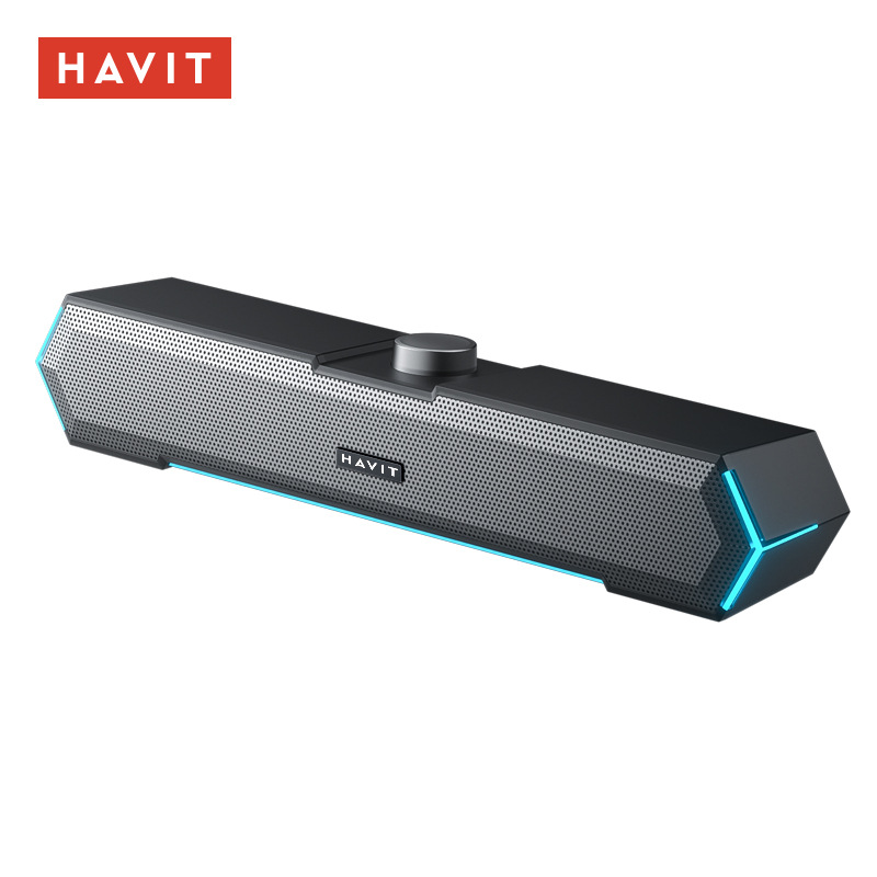 havit M19 Wired Bluetooth Speaker Desktop Computer Speaker Small Bass Speaker