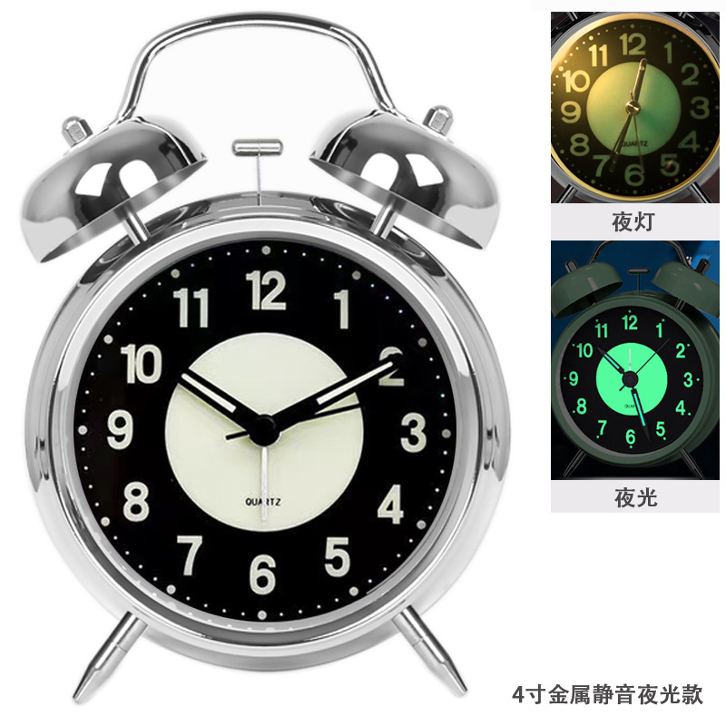 4寸银色-圆形夜光面