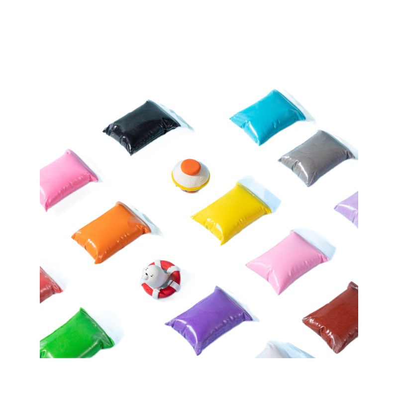 Deli YC111-12 Self-sealing Bag Clay Student Antibacterial Color Mud Handmade DIY Color Ultra-light Plastic Clay
