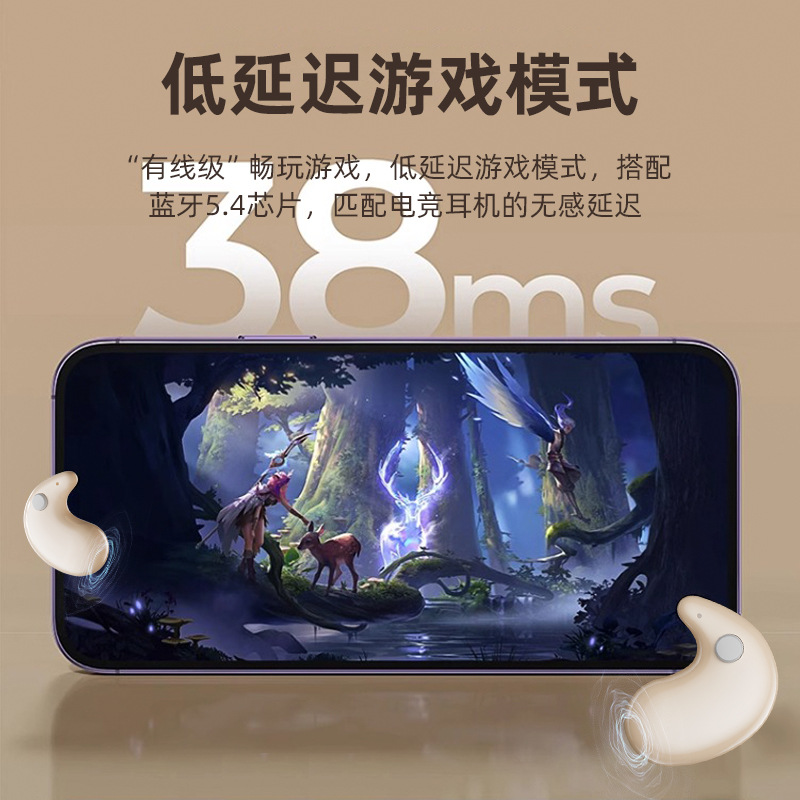2025 New Sleep Bluetooth Earphones B13 Wireless Battery Life In-Ear High Sound Quality Class Invisible Ultra-Thin Noise-Canceling