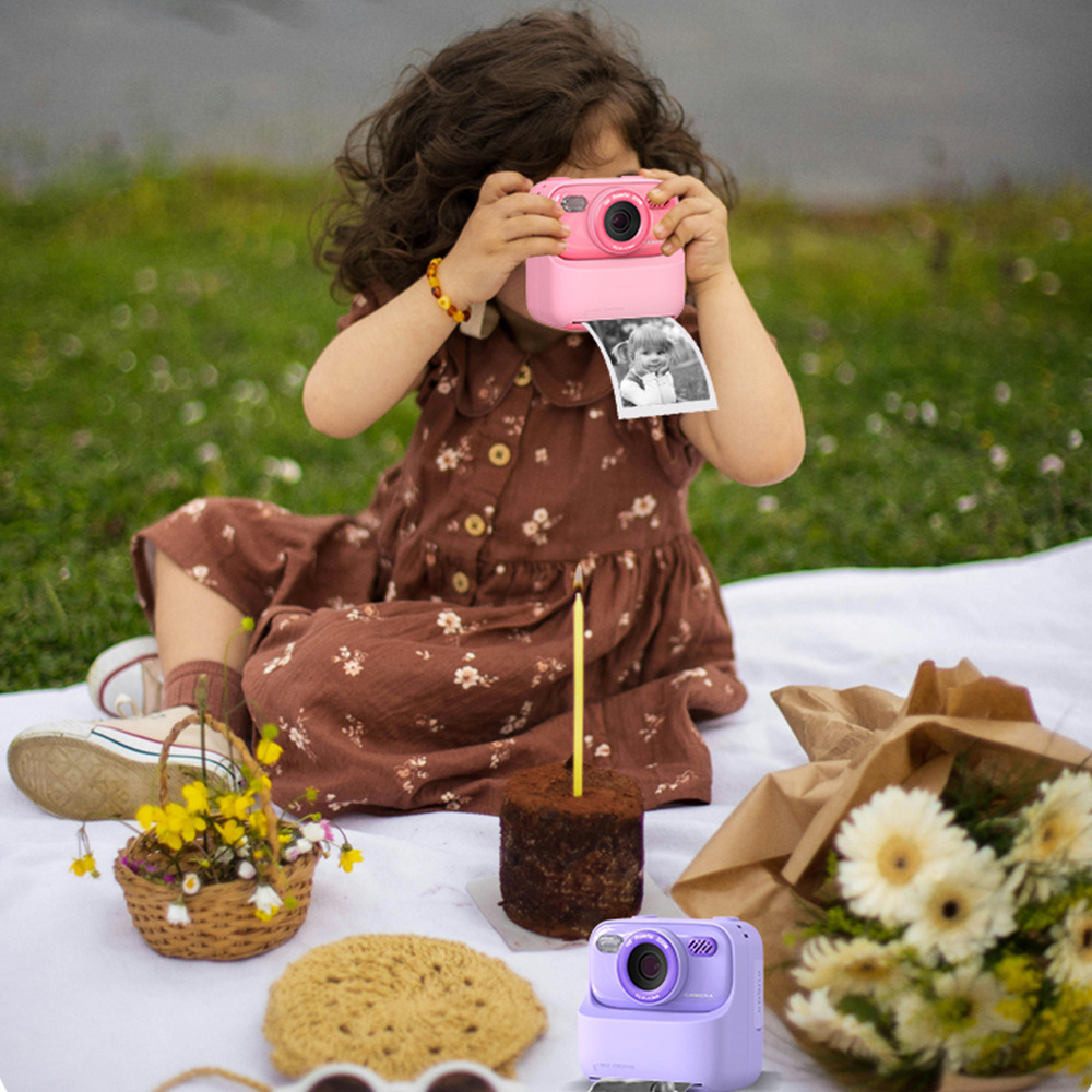 Zongxin P79 Children's Printer High-Definition Video Recording Dual Camera Multi-Functional Mini Instant Camera