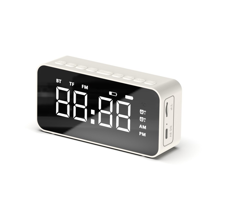 Private mold Bluetooth speaker P6 clock alarm clock audio desktop gift card smart voice speaker
