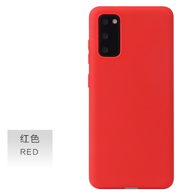 Applicable for Samsung S20plus Phone Case Full Wrap S20ultra Candy Frosted TPU Protective Case Soft Silicone Case
