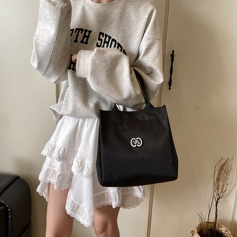 New Oxford Cloth Crossbody Bag Women Simple Large Capacity Handbag Textured Shoulder Bag
